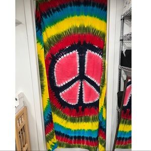 Peace sign tapestry